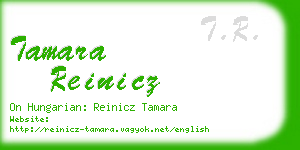 tamara reinicz business card